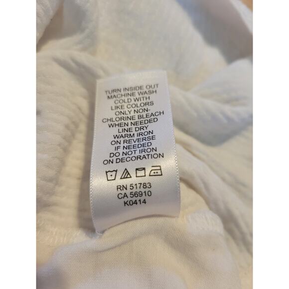 Rue 21 medium womens white sequined tank top - Picture 5 of 7